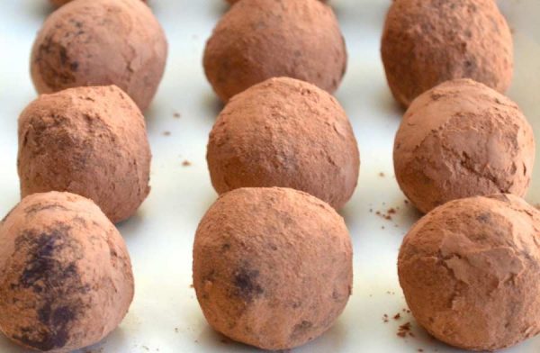 Trufas de chocolate Veganas