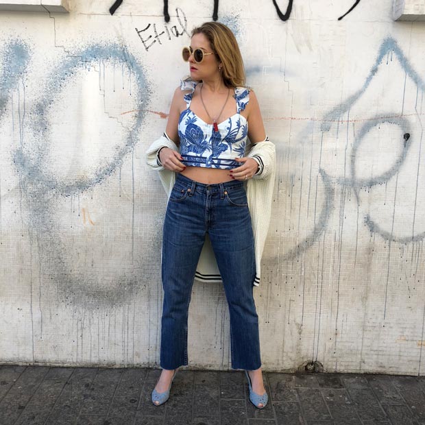 EAMR Veste - Levi’s Vintage, blusa cropped e o desafio sustentável de como ser blogueira