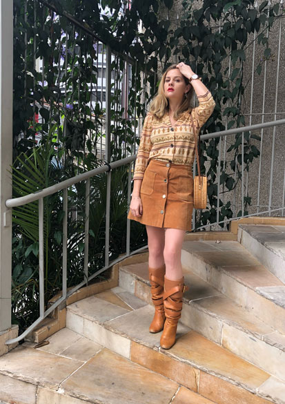 Como eu shop meu guarda roupa: Look Retrô anos 60 - Estilo ao Meu Redor por Eliza Rinaldi