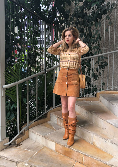 Como eu shop meu guarda roupa: Look Retrô anos 60 - Estilo ao Meu Redor por Eliza Rinaldi